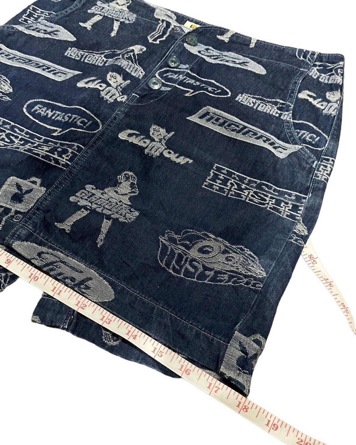 Hiroshi Fujiwara Vintage 1990s Hysteric Glamour AOP Embroidered Skirts Size 30" / US 8 / IT 44 - 17 Thumbnail