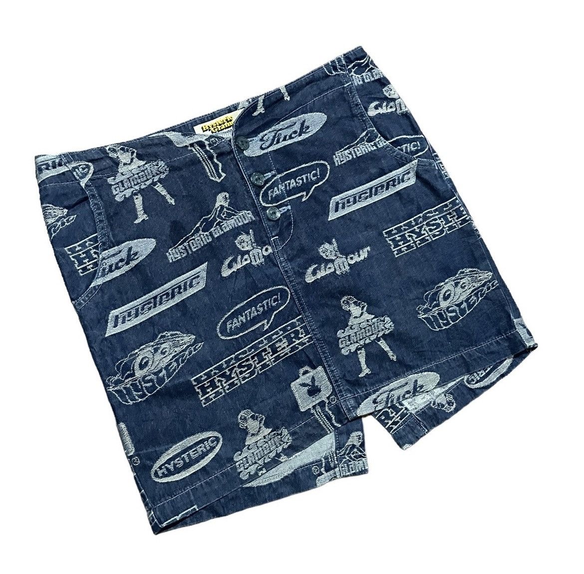 Hiroshi Fujiwara Vintage 1990s Hysteric Glamour AOP Embroidered Skirts Size 30" / US 8 / IT 44 - 3 Thumbnail