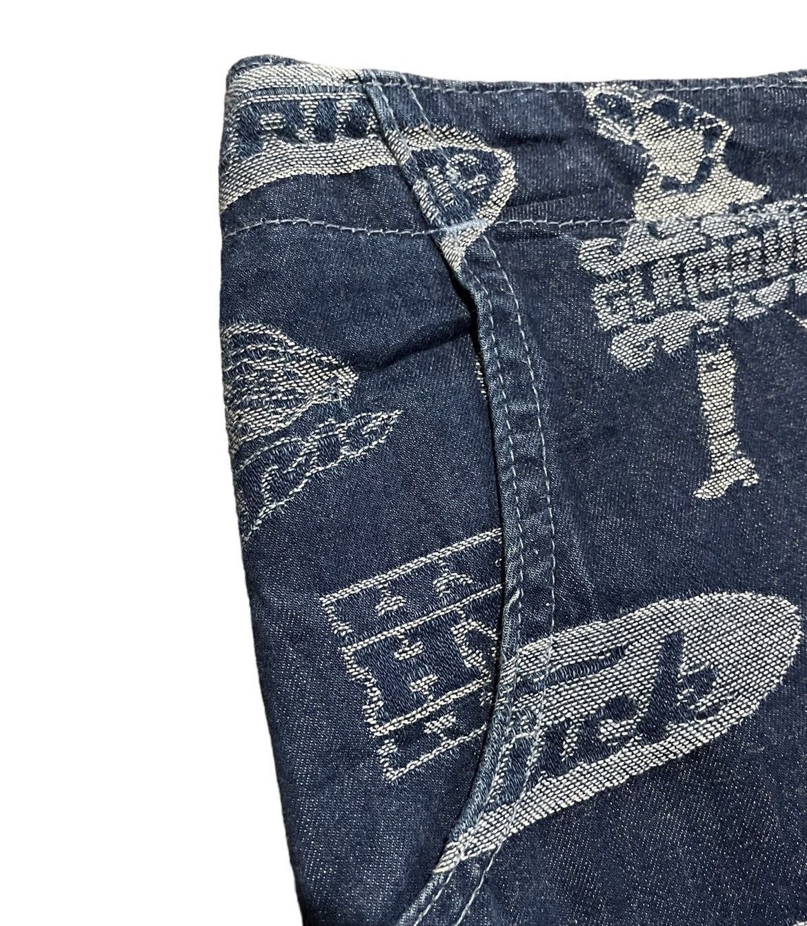 Hiroshi Fujiwara Vintage 1990s Hysteric Glamour AOP Embroidered Skirts Size 30" / US 8 / IT 44 - 10 Thumbnail