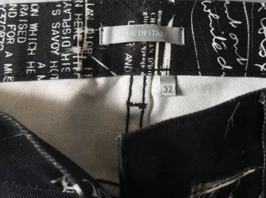 Dior Doodle denim jeans Size US 32 / EU 48 - 4 Thumbnail