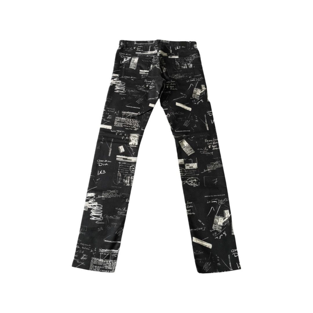 Dior Doodle denim jeans Size US 32 / EU 48 - 2 Thumbnail