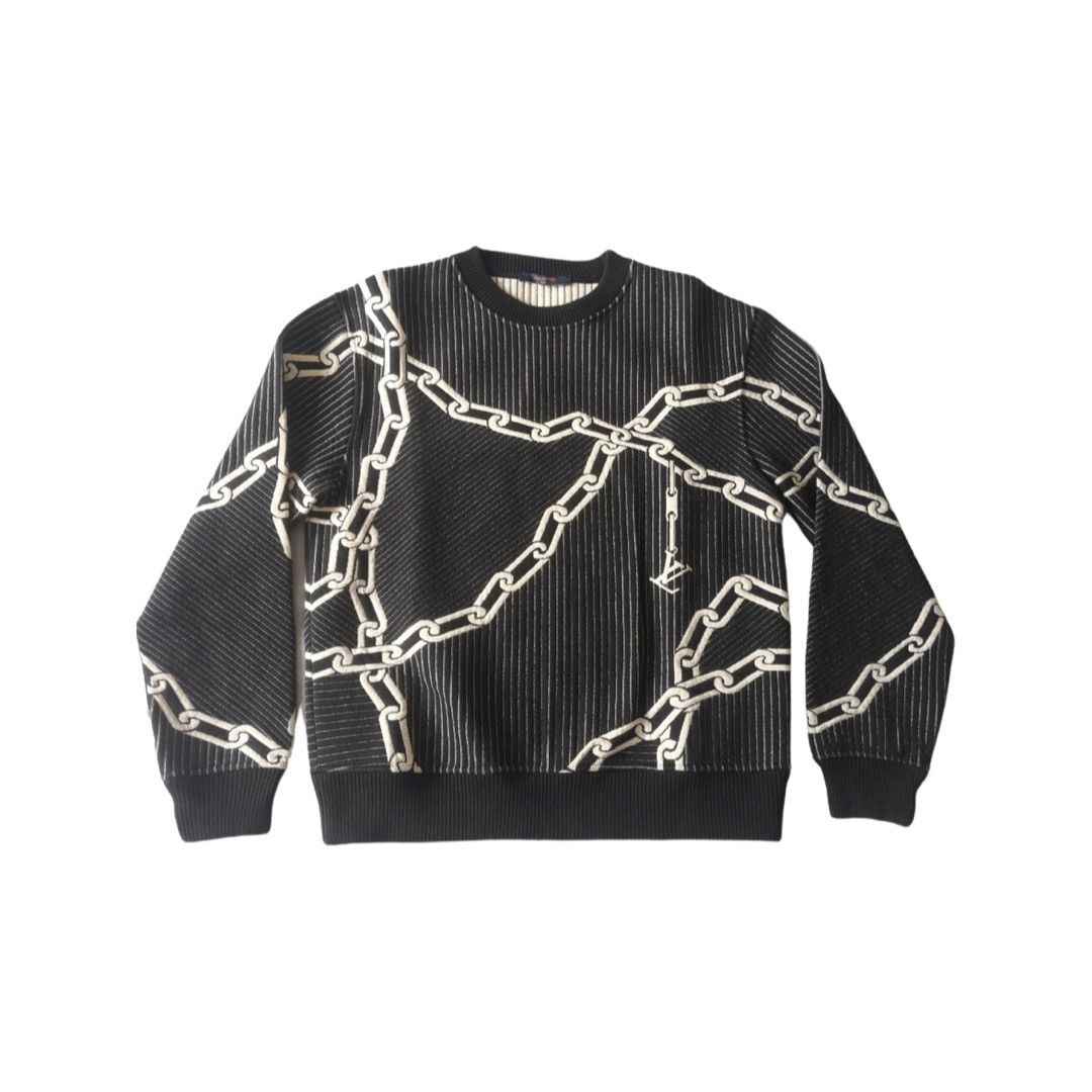 Louis Vuitton 3D effect quilted chain sweatshirt crewneck Size US S / EU 44-46 / 1 - 1 Thumbnail