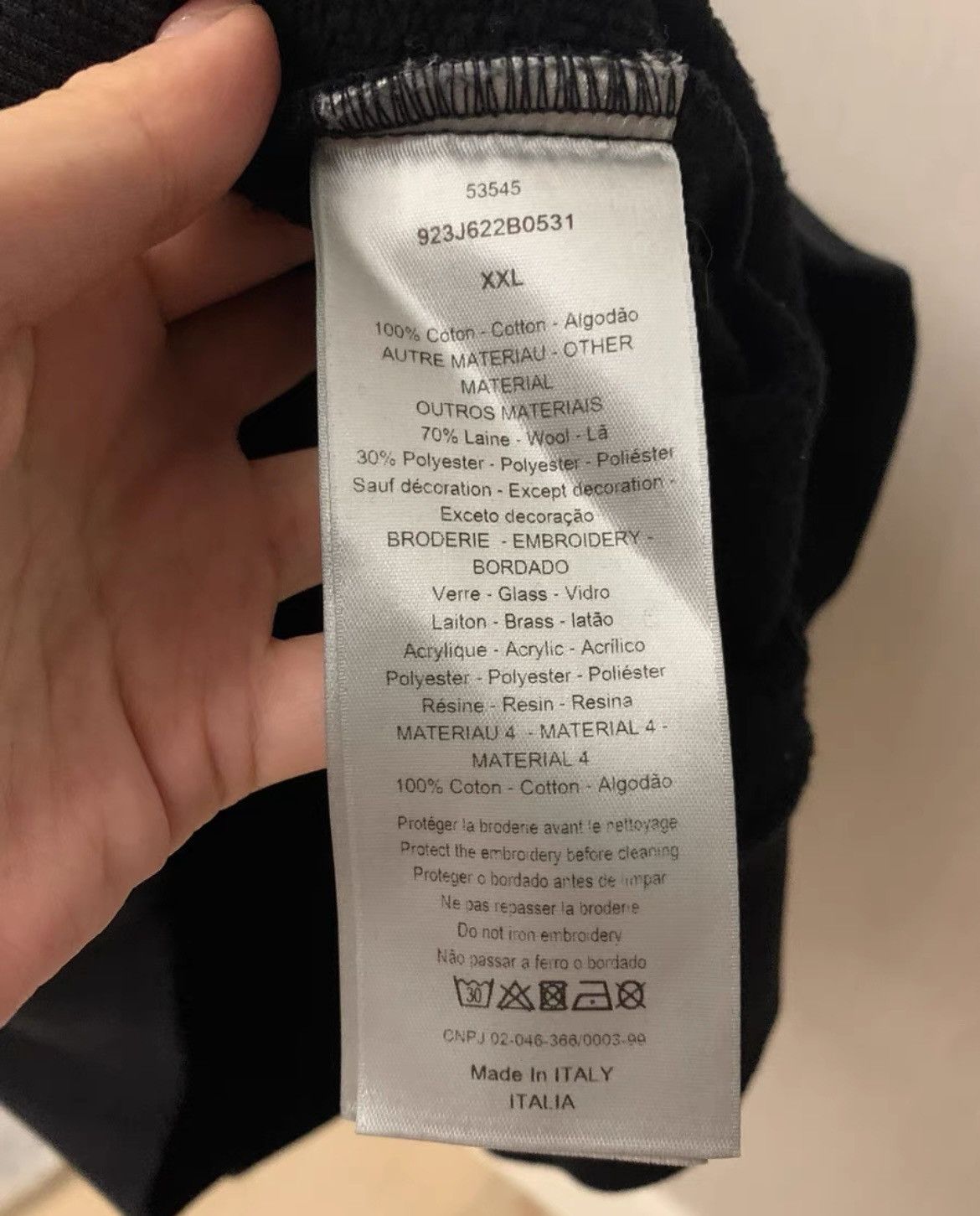 Dior × Kaws Jeweled bee crewneck sweatshirt Size US XXL / EU 58 / 5 - 5 Thumbnail