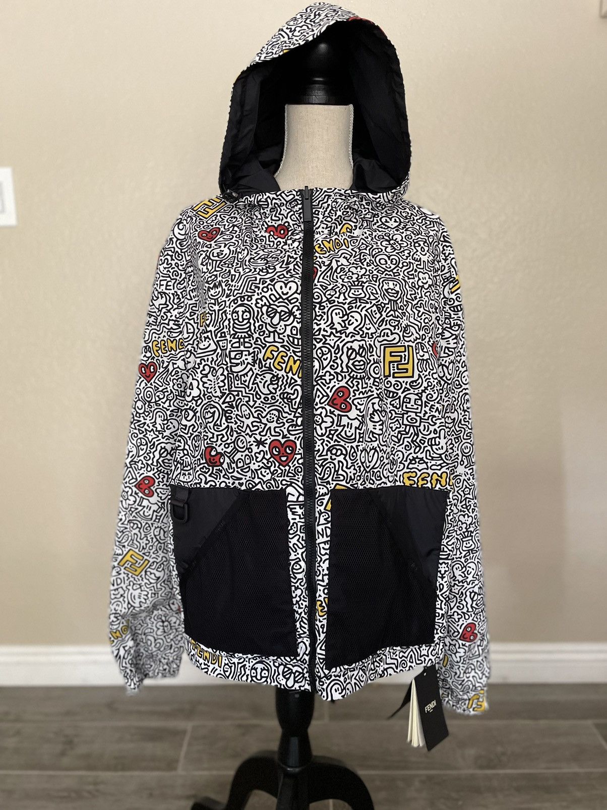 Fendi RARE Fendi Monster Bug Reversible Fox Fur Down Puffer