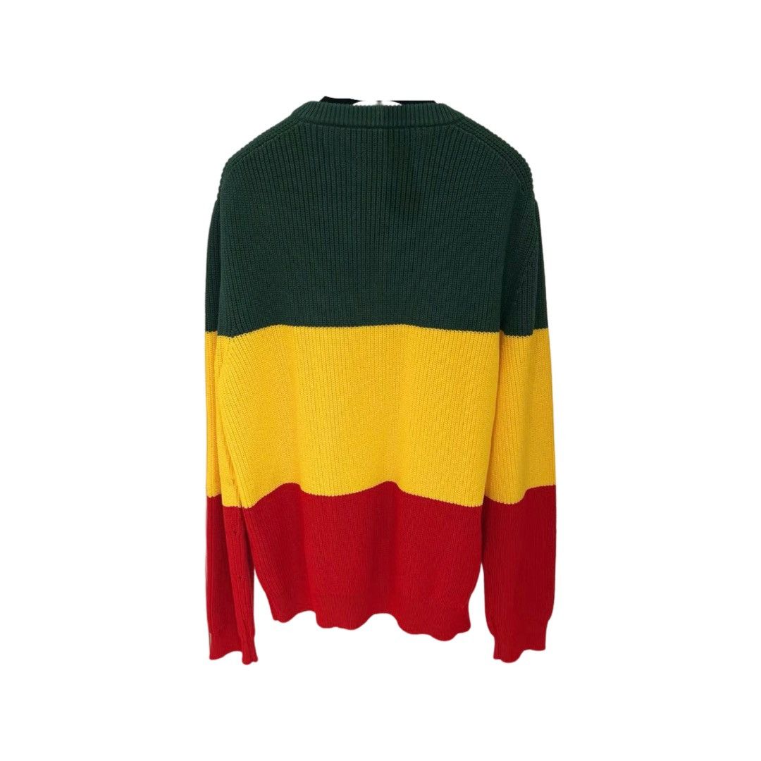 Louis Vuitton Runway Jamaican stripe pullover jumper crewneck sweater Size US M / EU 48-50 / 2 - 2 Thumbnail