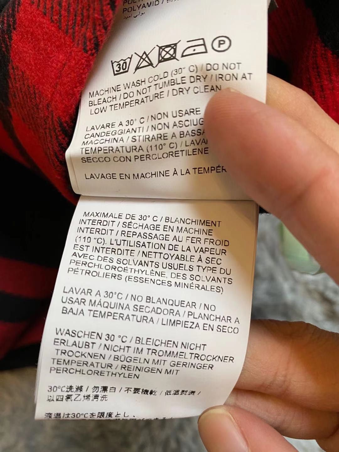 Off-White Diagonal stencil checked flannel shirt Size US XXS / EU 40 - 6 Thumbnail