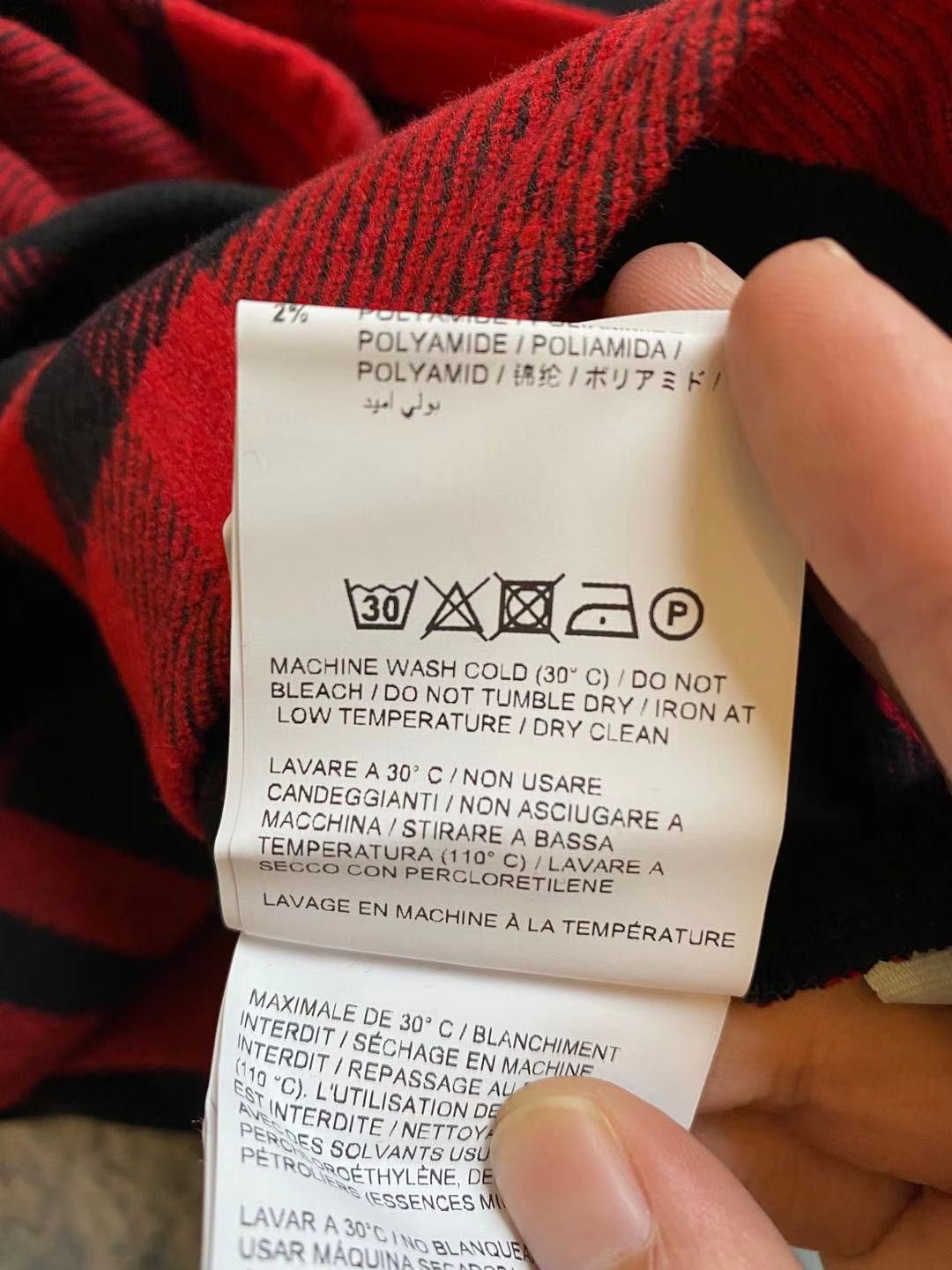 Off-White Diagonal stencil checked flannel shirt Size US XXS / EU 40 - 5 Thumbnail