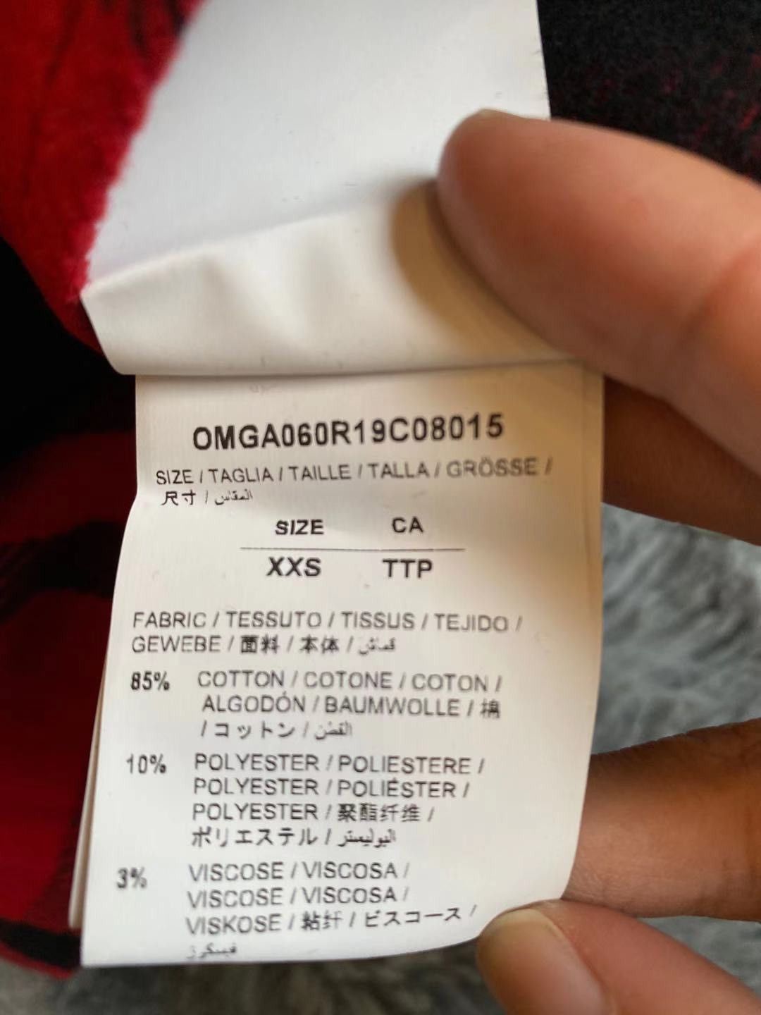 Off-White Diagonal stencil checked flannel shirt Size US XXS / EU 40 - 4 Thumbnail