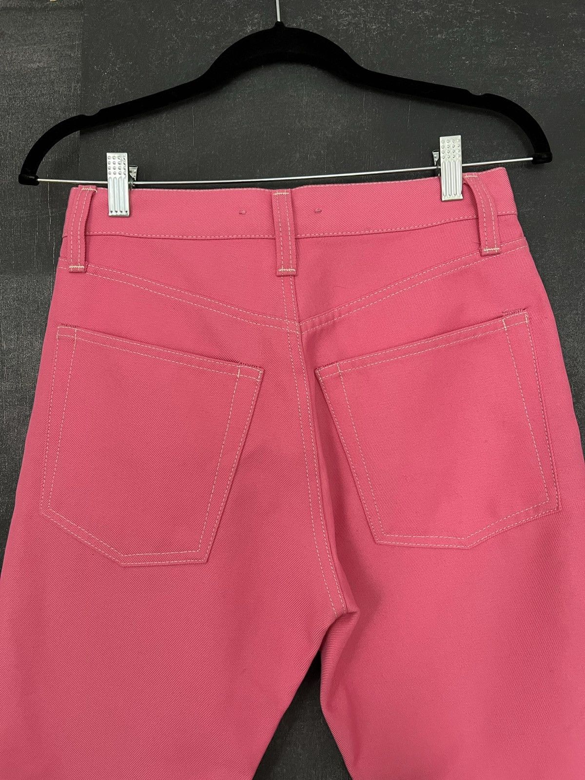 Helmut Lang Helmut Lang Pink Contrast Stitch 5 Pocket Denim Jeans Size 25" / US 0 / IT 36 - 3 Thumbnail