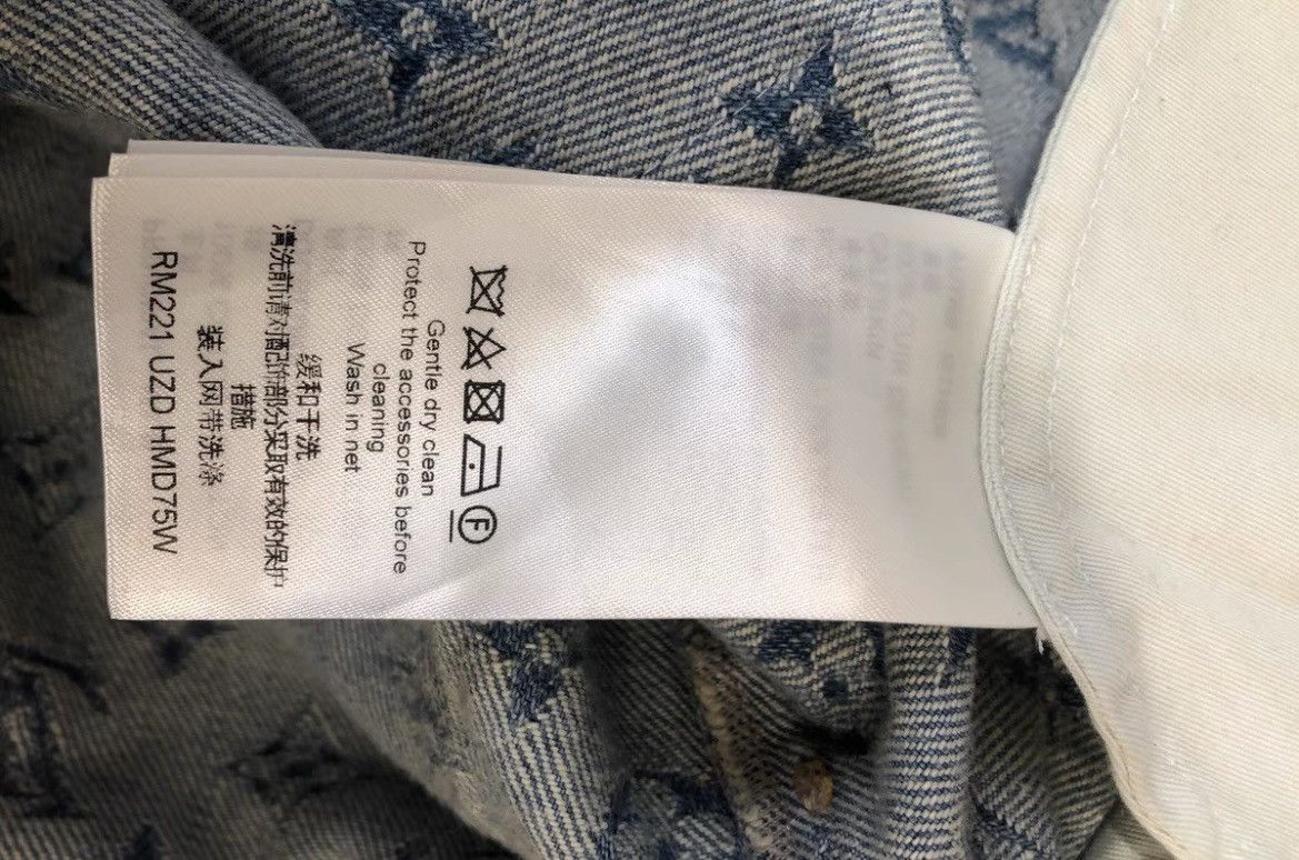 Louis Vuitton Graffiti monogram baggy denim jeans Size US 30 / EU 46 - 5 Thumbnail
