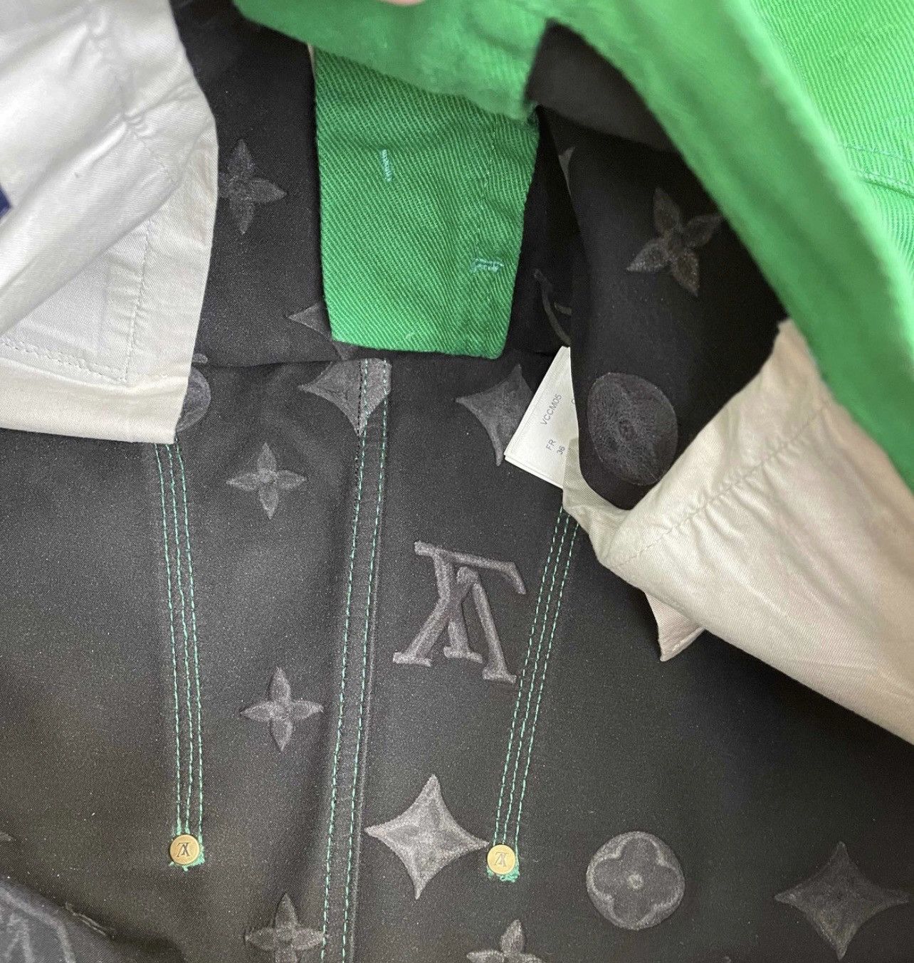 Louis Vuitton × Virgil Abloh Monogram workwear carpenter denim pants Size US 31 - 4 Thumbnail
