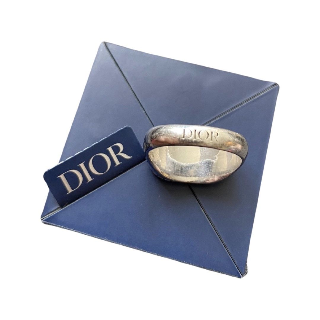 Dior Onyx crystal CD icon ring Size ONE SIZE - 2 Thumbnail