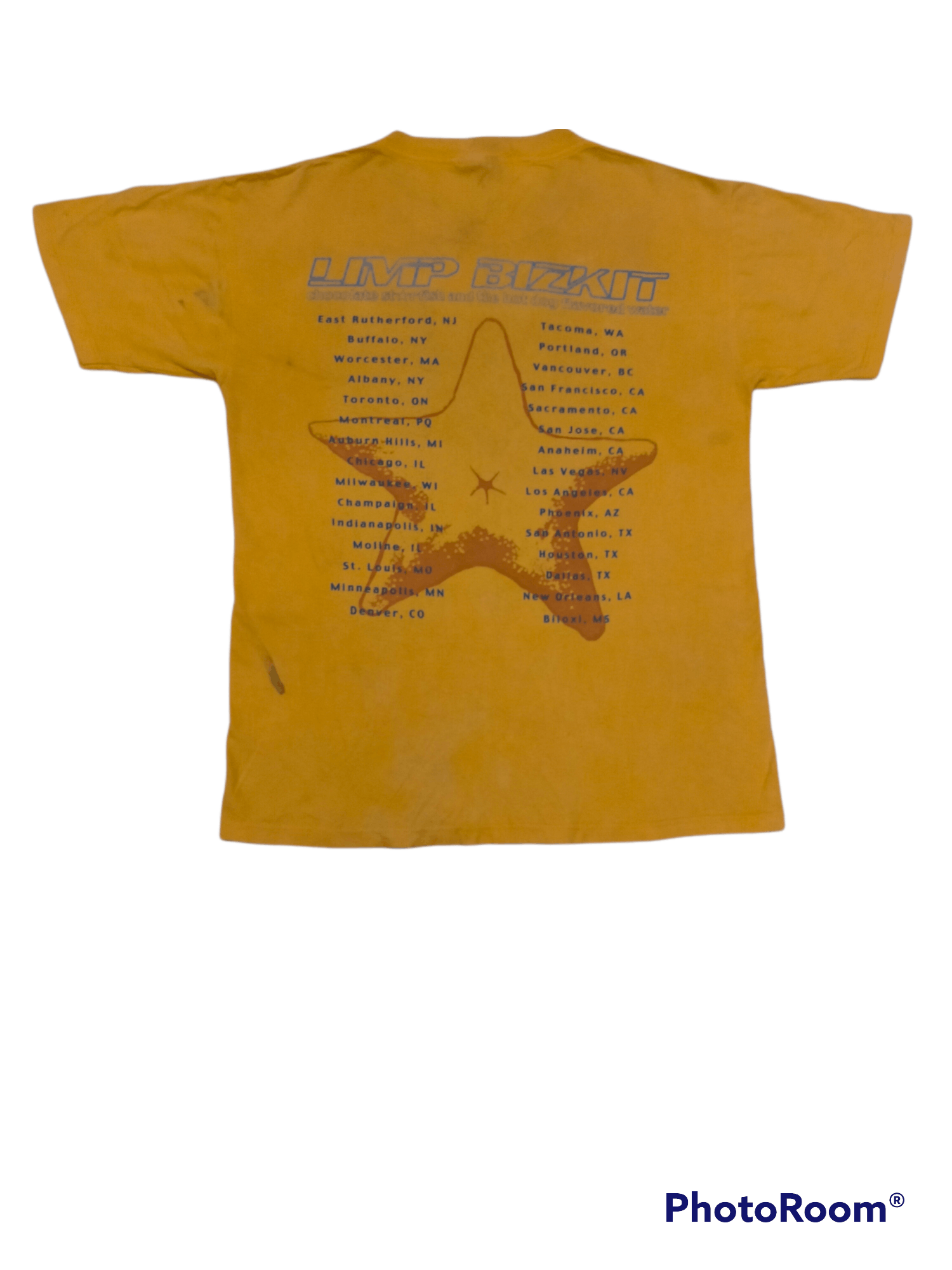Band Tees Limp Bizkit chocolate starfish tour tee Size US M / EU 48-50 / 2 - 3 Thumbnail