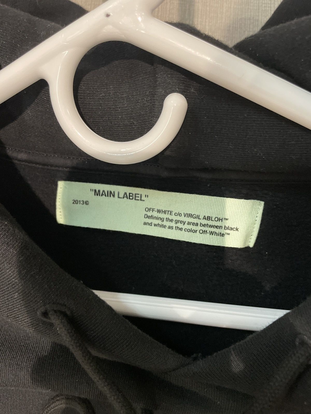Off-White Off White XXL BLACK Peace Hoodie seeing things Size US XL / EU 56 / 4 - 4 Thumbnail