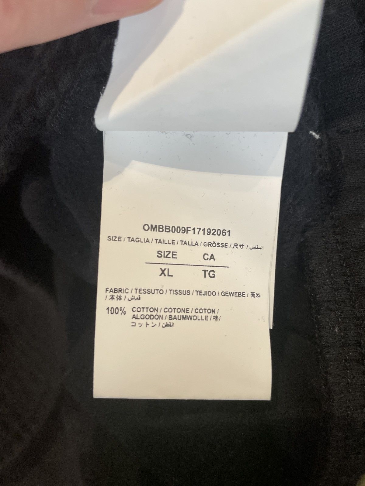 Off-White Off White XXL BLACK Peace Hoodie seeing things Size US XL / EU 56 / 4 - 5 Thumbnail