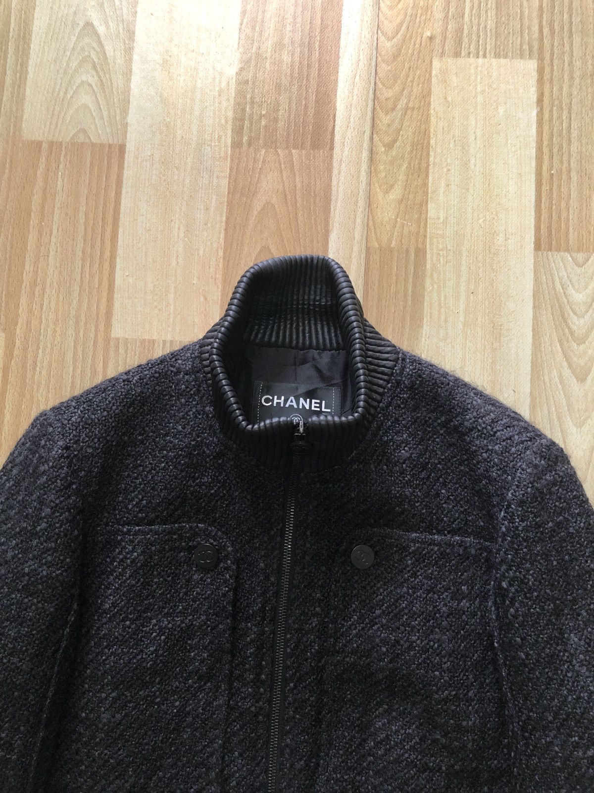 Chanel Chanel Tweed Wool Bomber Jacket Woman Size 38 Size S / US 4 / IT 40 - 9 Thumbnail