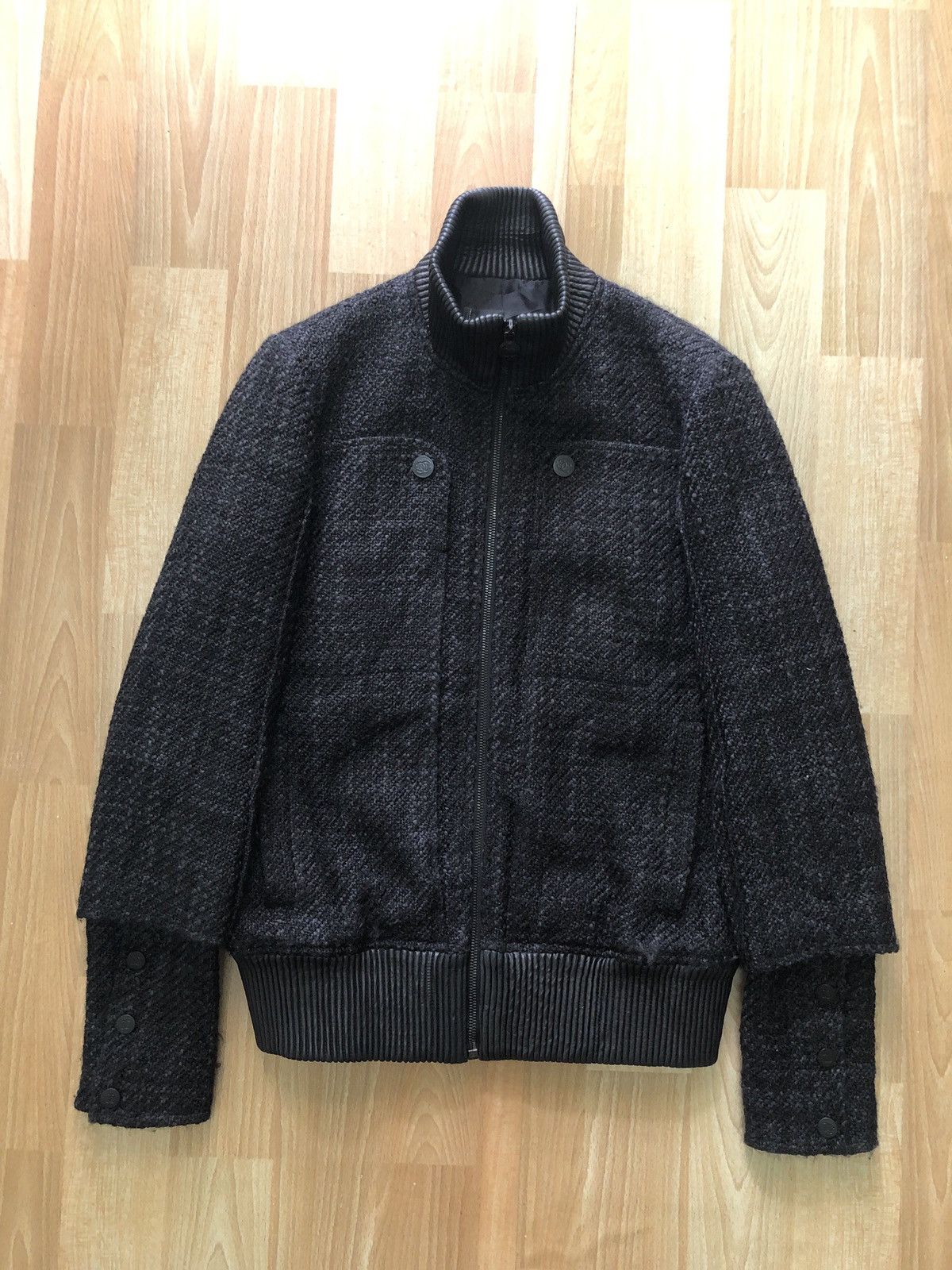 Chanel Chanel Tweed Wool Bomber Jacket Woman Size 38 Size S / US 4 / IT 40 - 2 Thumbnail