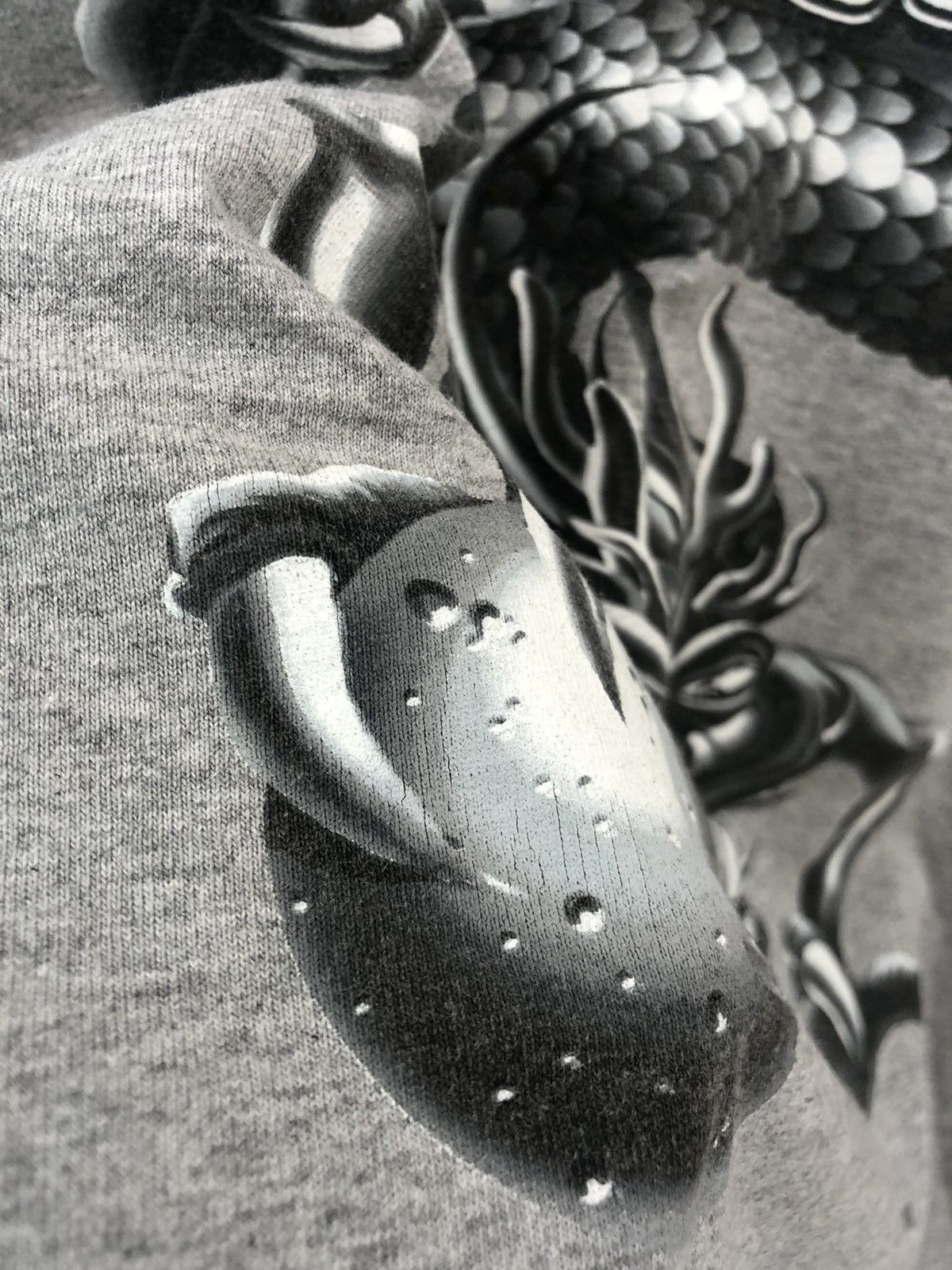 Japanese Brand SILVER STRAND Big Dragon printed tees Size US XL / EU 56 / 4 - 4 Thumbnail
