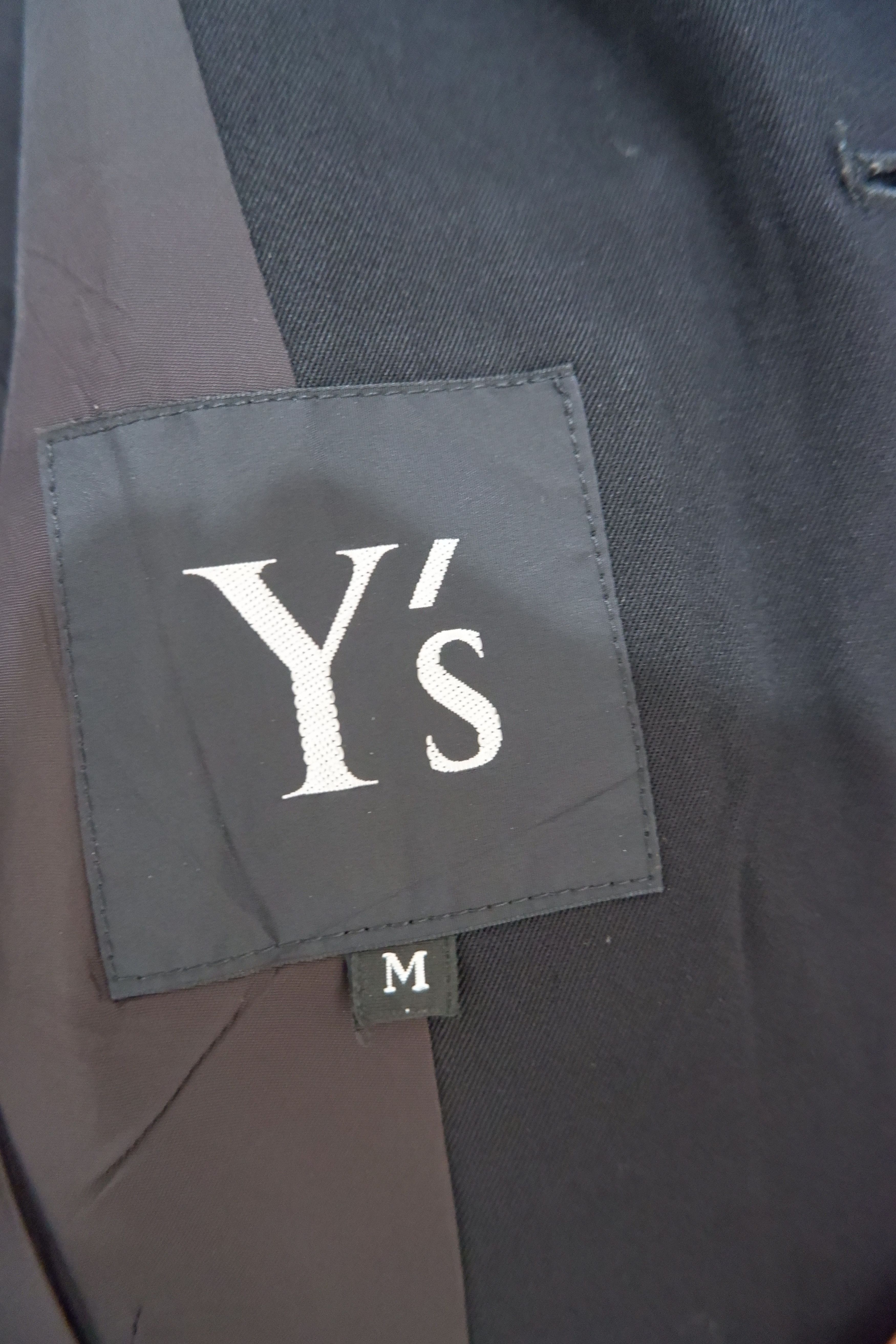 Yohji Yamamoto Vintage Y's Yohji Yamamoto Wool Gabardine Parka Jacket Size US M / EU 48-50 / 2 - 6 Thumbnail