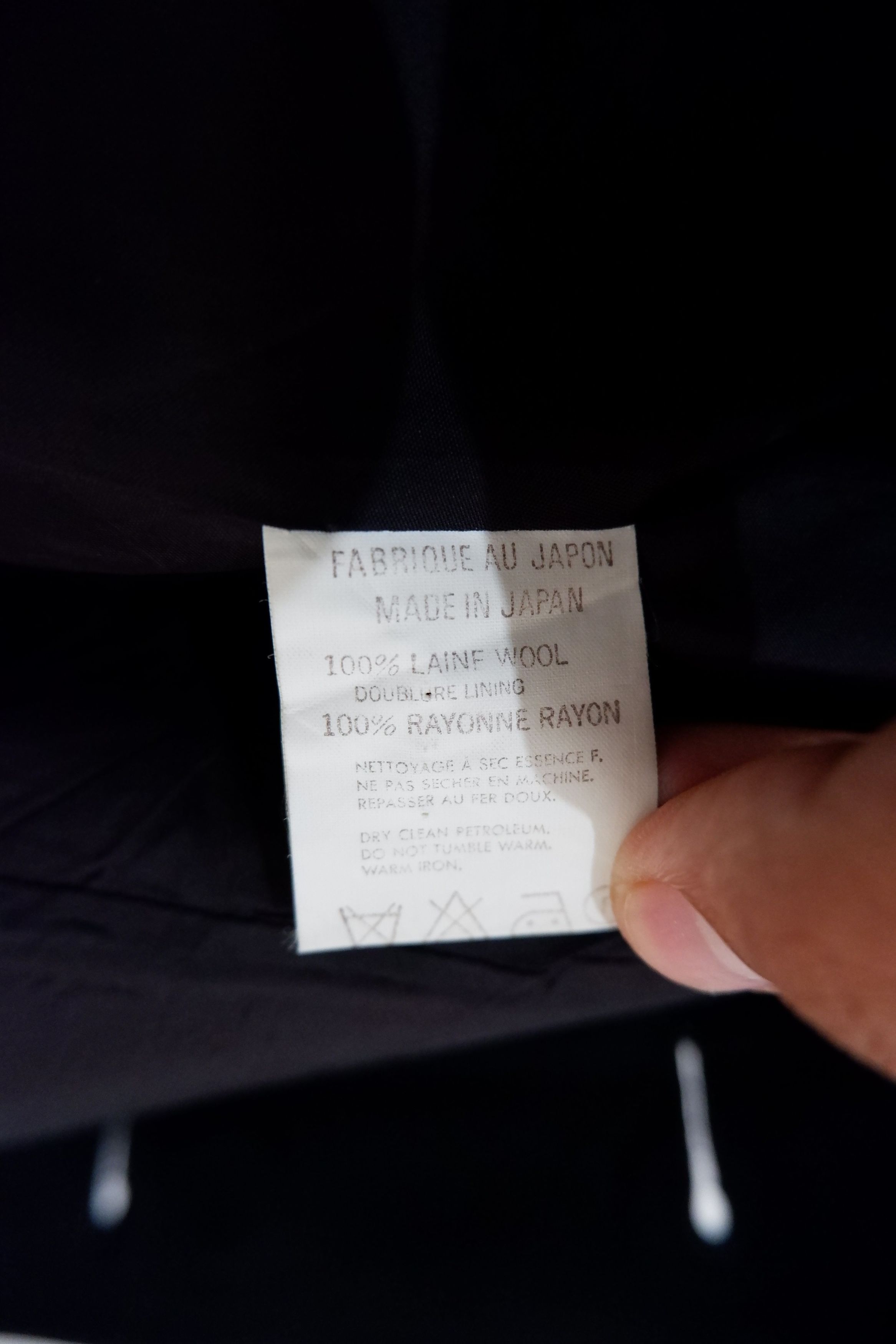 Yohji Yamamoto Vintage Y's Yohji Yamamoto Wool Gabardine Parka Jacket Size US M / EU 48-50 / 2 - 7 Thumbnail