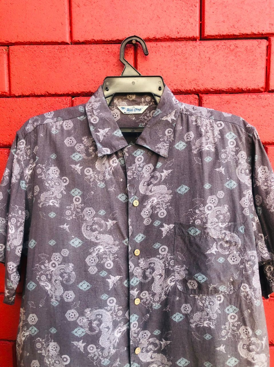 Japanese Brand × Vintage Vintage Hill Crop Yakuza Dragon Streetwear Fashion Style Size US M / EU 48-50 / 2 - 3 Thumbnail