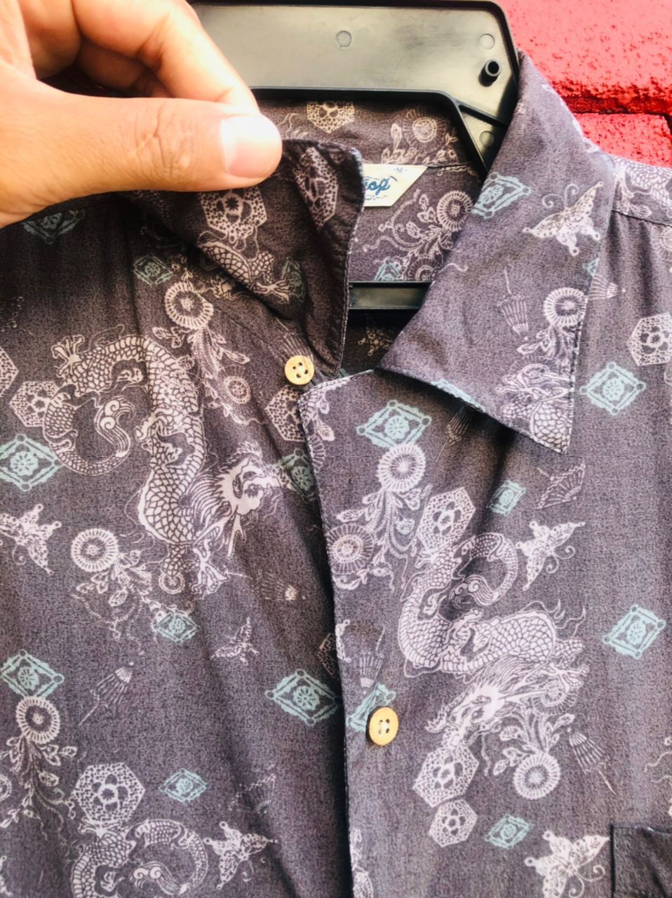 Japanese Brand × Vintage Vintage Hill Crop Yakuza Dragon Streetwear Fashion Style Size US M / EU 48-50 / 2 - 8 Thumbnail