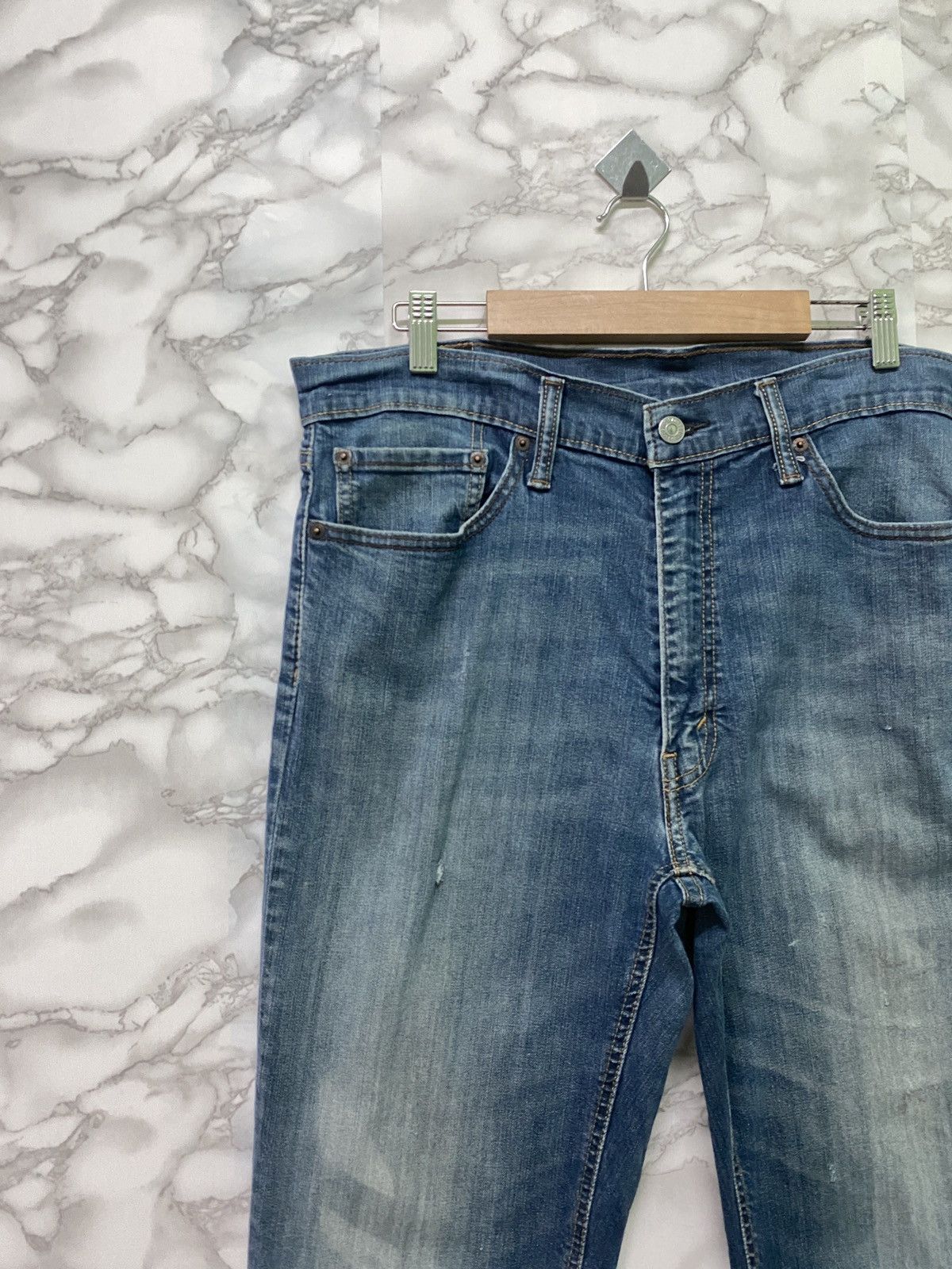 Levi's × Levi's Vintage Clothing Levis 541 Distressed Denim Jeans - L11 Size US 36 / EU 52 - 4 Thumbnail
