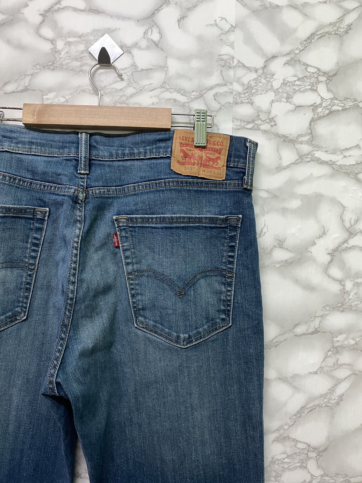 Levi's × Levi's Vintage Clothing Levis 541 Distressed Denim Jeans - L11 Size US 36 / EU 52 - 15 Thumbnail