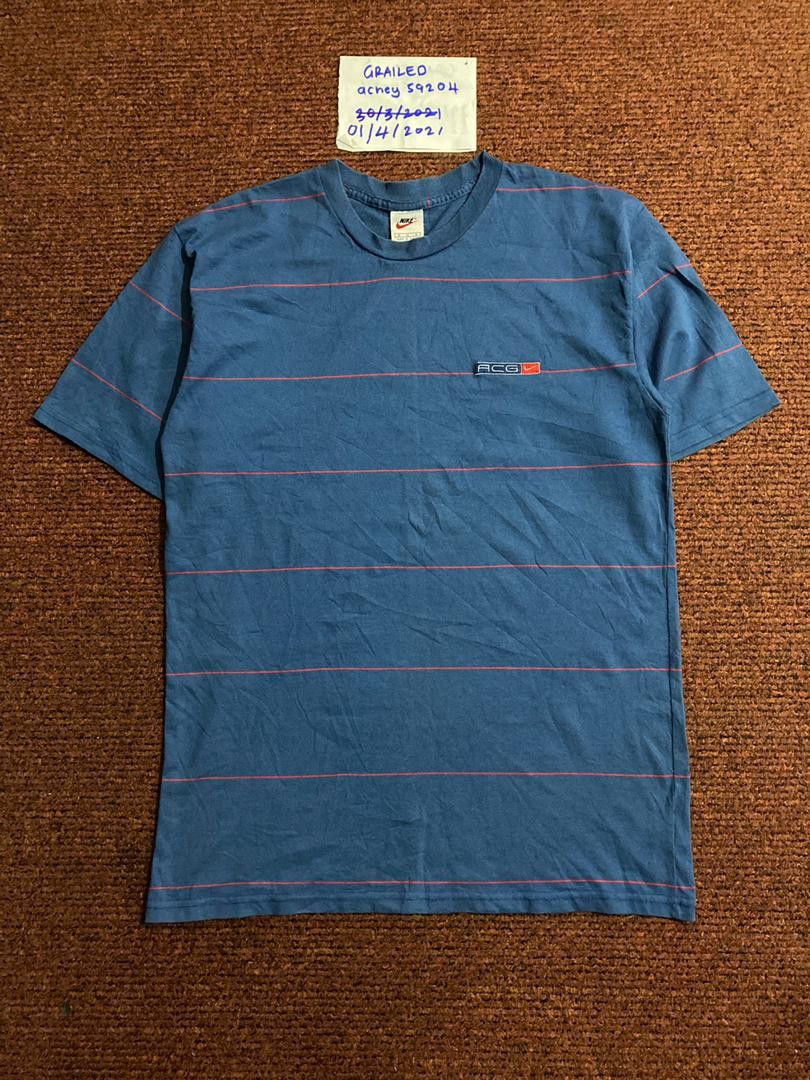 Nike ACG Vintage Nike ACG x stripes tee Size US M / EU 48-50 / 2 - 2 Thumbnail