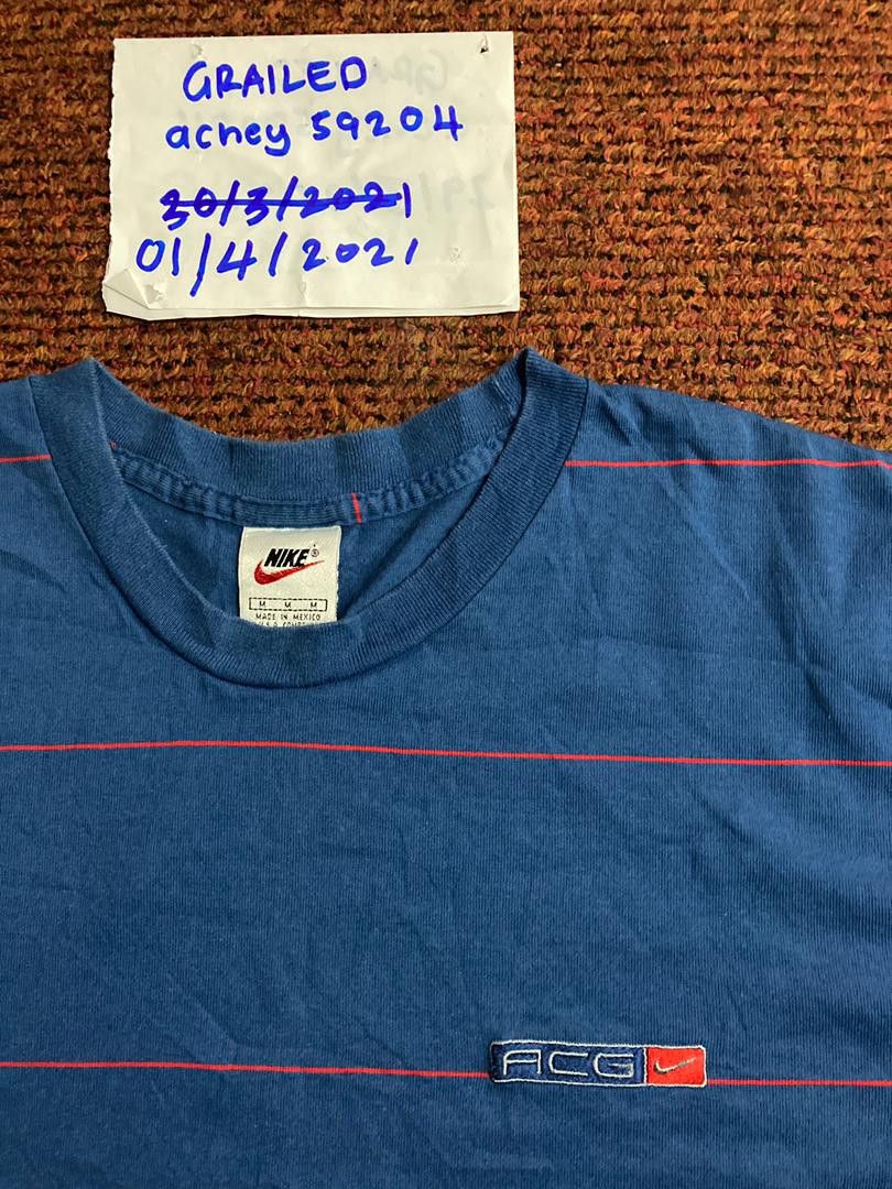 Nike ACG Vintage Nike ACG x stripes tee Size US M / EU 48-50 / 2 - 3 Thumbnail