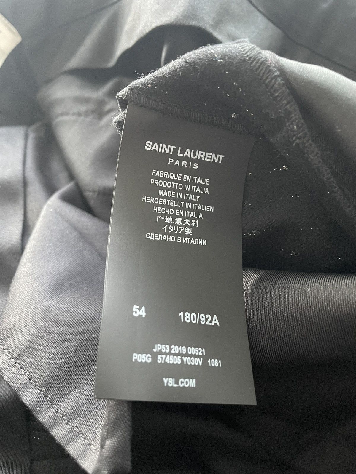 Hedi Slimane × Saint Laurent Paris × Yves Saint Laurent Limited Rare BrandNEW Super Runway Iconic Striped Wool Pant Size US 33 - 11 Thumbnail