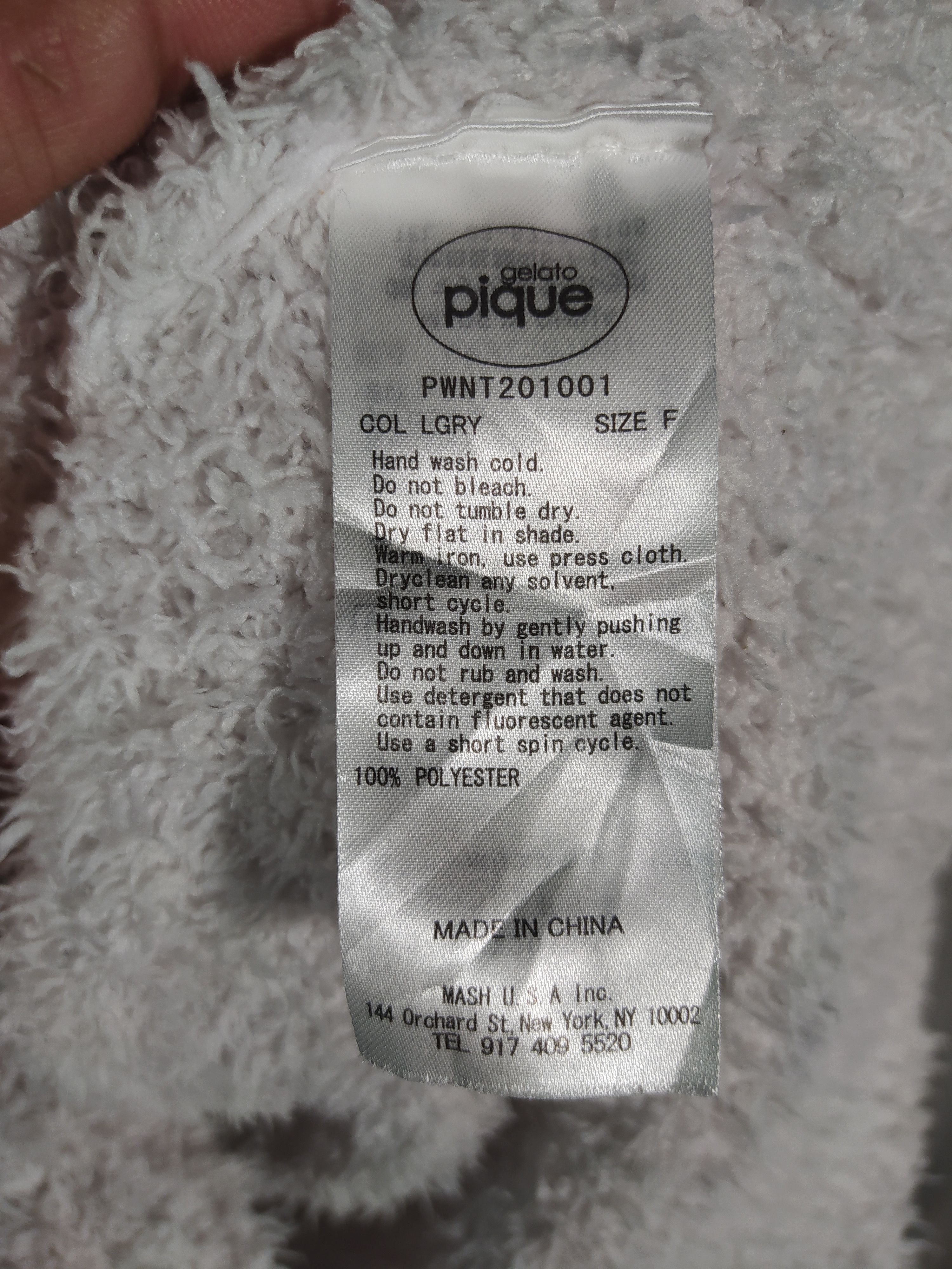 Japanese Brand Gelato pique fleece cardigan Size US M / EU 48-50 / 2 - 6 Thumbnail