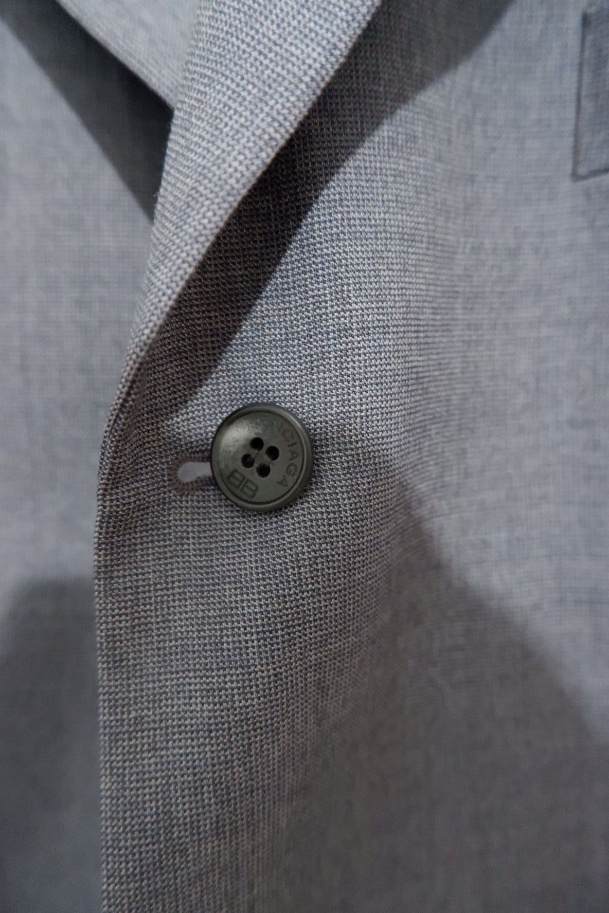 Balenciaga Vintage Balenciaga Wool Blazer Jacket Size 54R - 7 Thumbnail