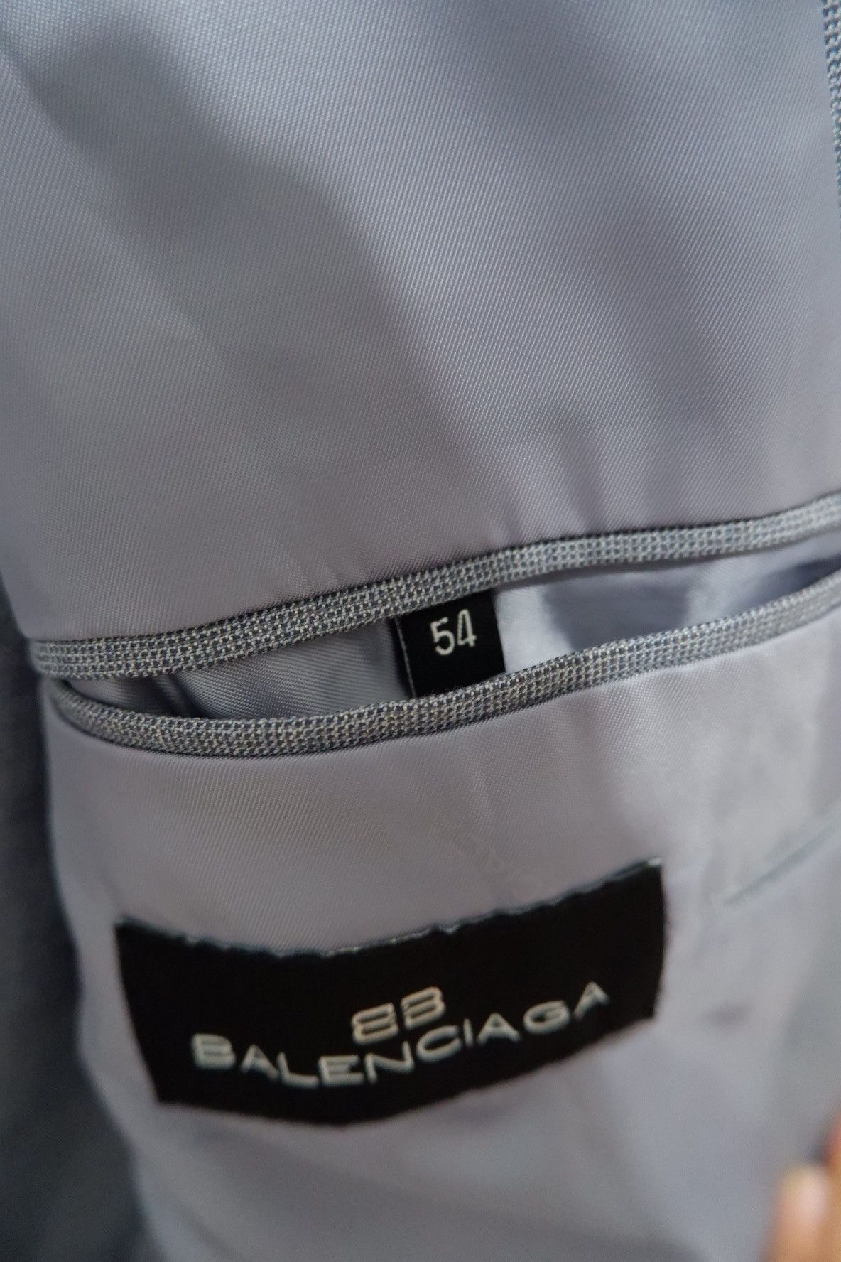 Balenciaga Vintage Balenciaga Wool Blazer Jacket Size 54R - 6 Thumbnail
