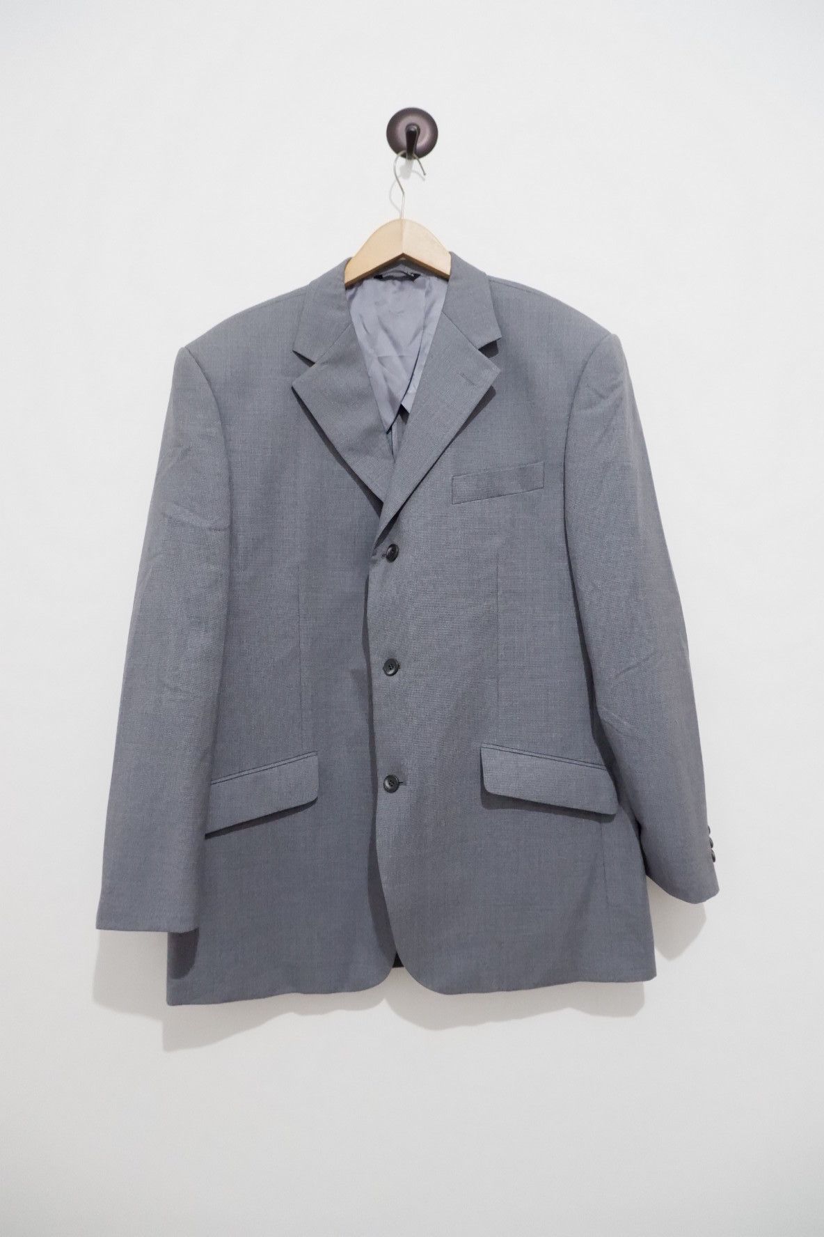 Balenciaga Vintage Balenciaga Wool Blazer Jacket Size 54R - 1 Thumbnail