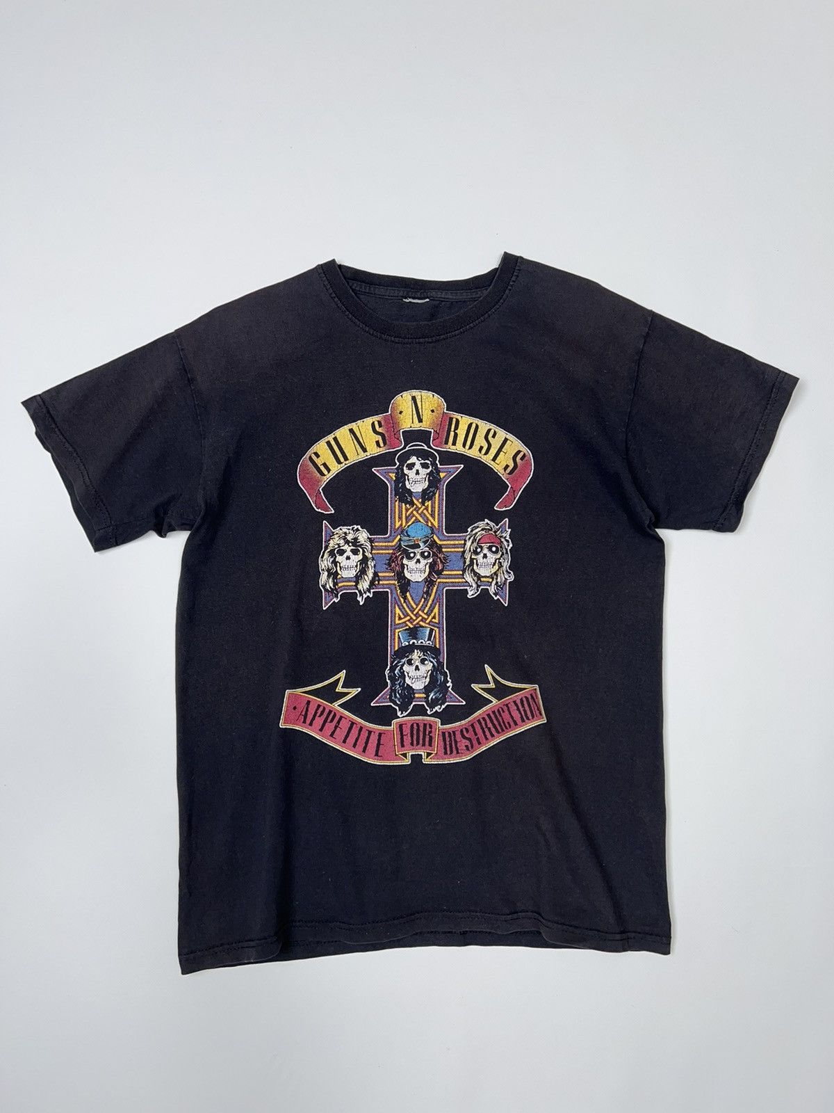 Band Tees Guns N Roses Appetite For Destruction Vintage Fade Washed Te Size US M / EU 48-50 / 2 - 3 Thumbnail