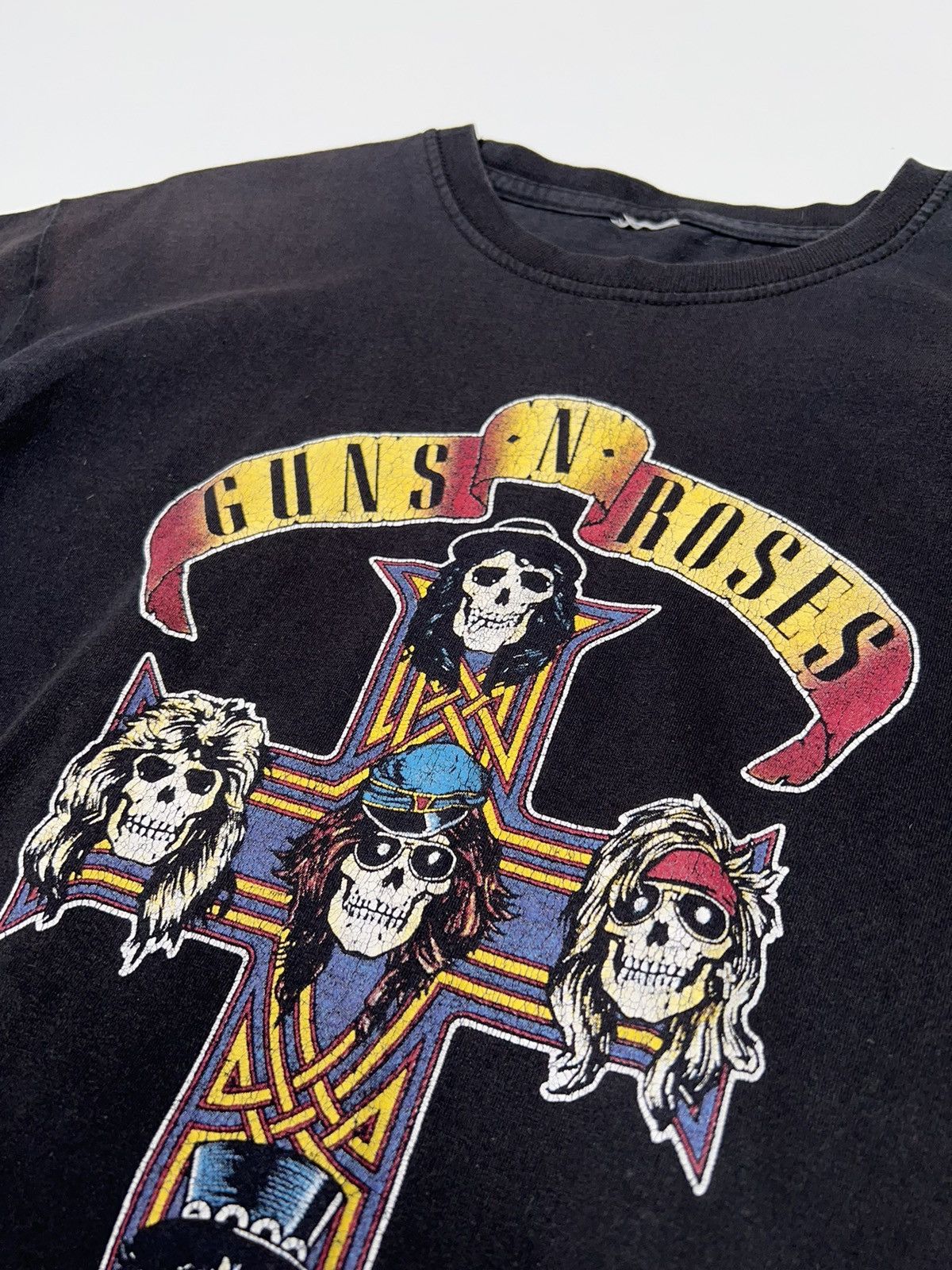 Band Tees Guns N Roses Appetite For Destruction Vintage Fade Washed Te Size US M / EU 48-50 / 2 - 9 Thumbnail