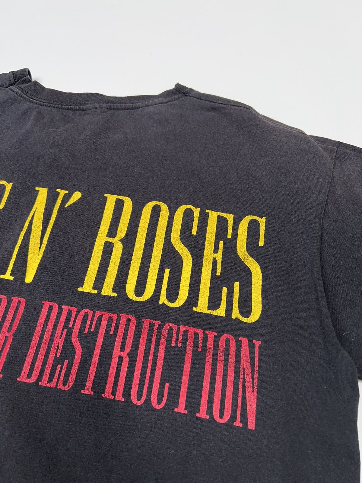 Band Tees Guns N Roses Appetite For Destruction Vintage Fade Washed Te Size US M / EU 48-50 / 2 - 12 Thumbnail