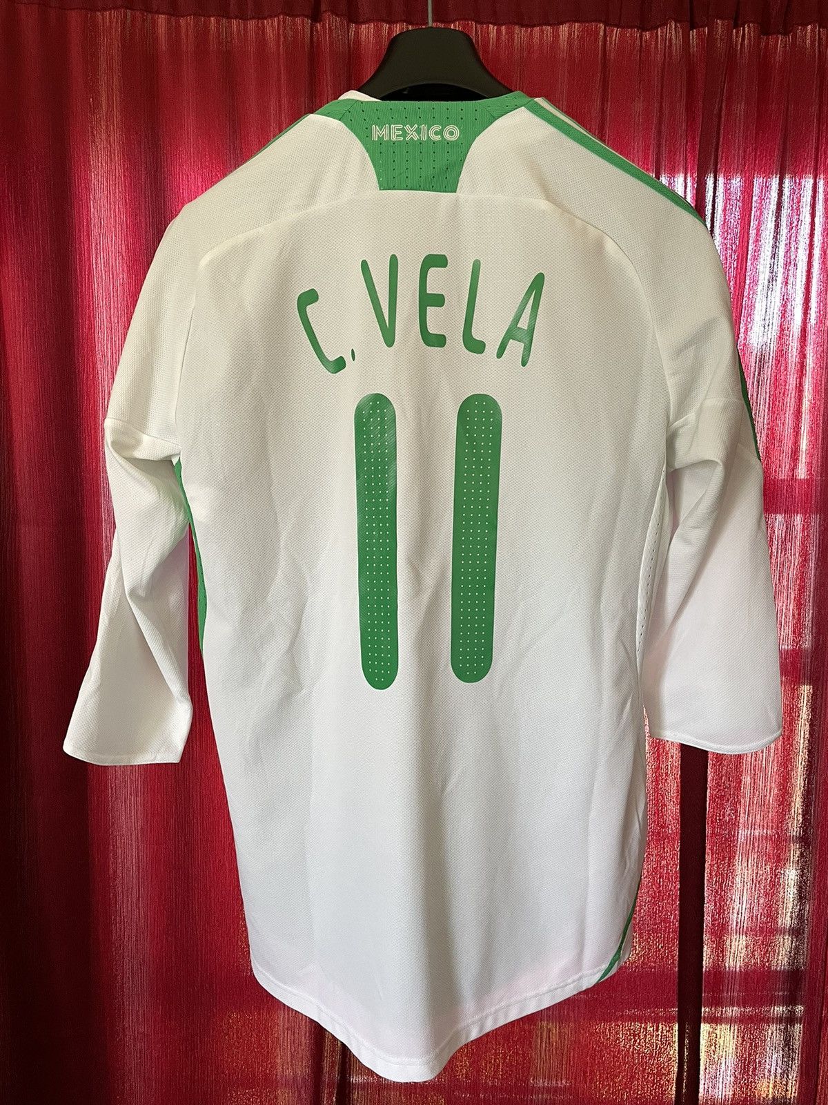 Adidas ADIDAS MEXICO SOCCER AWAY JERSEY CARLOS VELA 2009 GOLD CUP Grailed