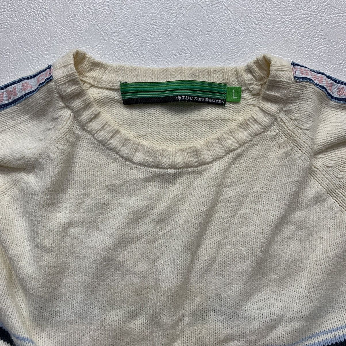 Hysteric Glamour Y2k Vintage t&c surf hand print taped knit sweater Size M / US 6-8 / IT 42-44 - 8 Thumbnail