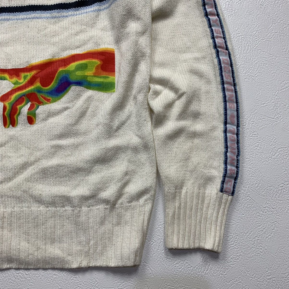 Hysteric Glamour Y2k Vintage t&c surf hand print taped knit sweater Size M / US 6-8 / IT 42-44 - 9 Thumbnail