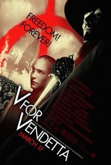 Vintage Vintage V For Vandetta Freedom Forever Natalie Portman Tee Size US L / EU 52-54 / 3 - 10 Thumbnail