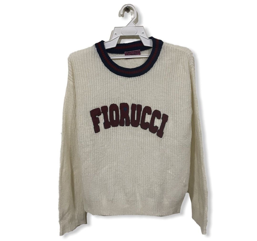 Designer Vintage Fiorucci Italy Spellout Knitwear Size US M / EU 48-50 / 2 - 2 Thumbnail