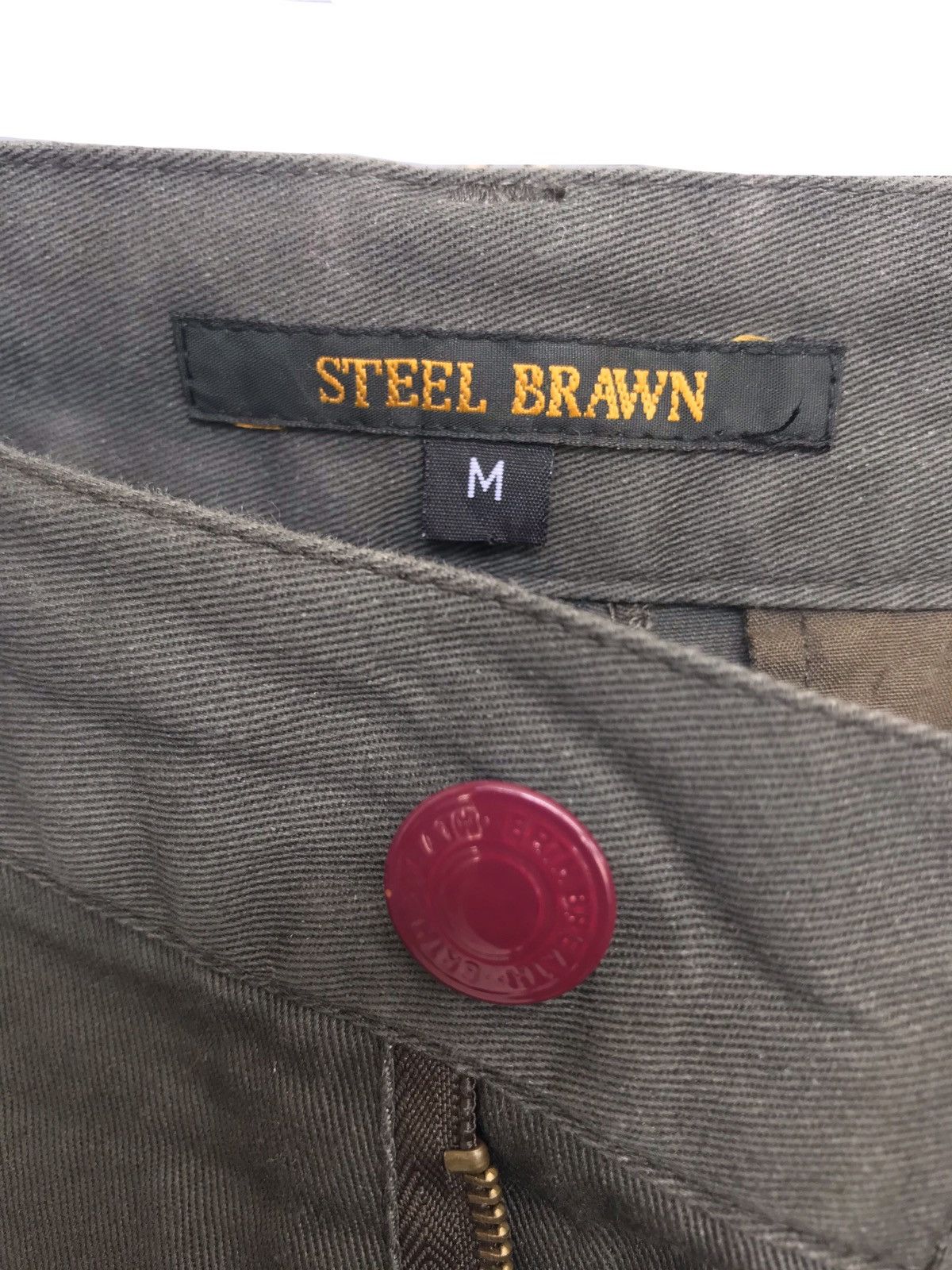 Japanese Brand Steel Brawn Seditionaries Side Pocket Zipper Pants Size US 34 / EU 50 - 7 Thumbnail