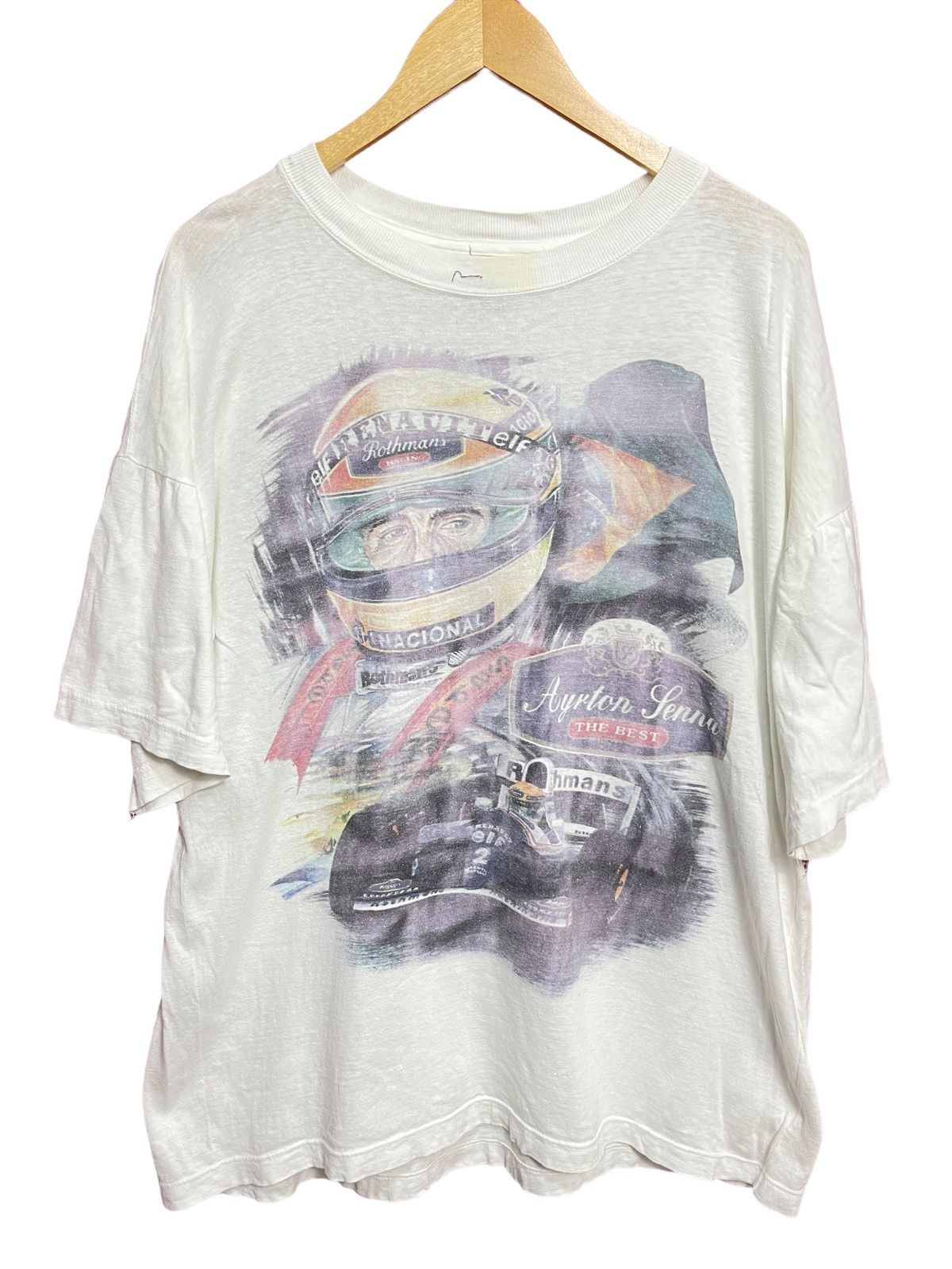 image of Formula Uno x Nascar Shirt - No Leather Biker Parka Coat Jacket Hoodie F1 Renault in White (Size XL