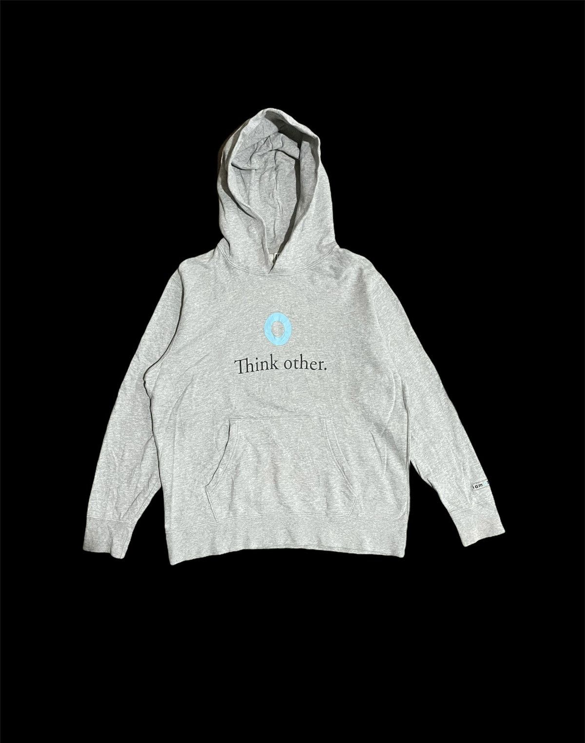 image of Vintage Pharrell Williams Think Other I Am Other Hoodie in Grey, Men's (Size Large)