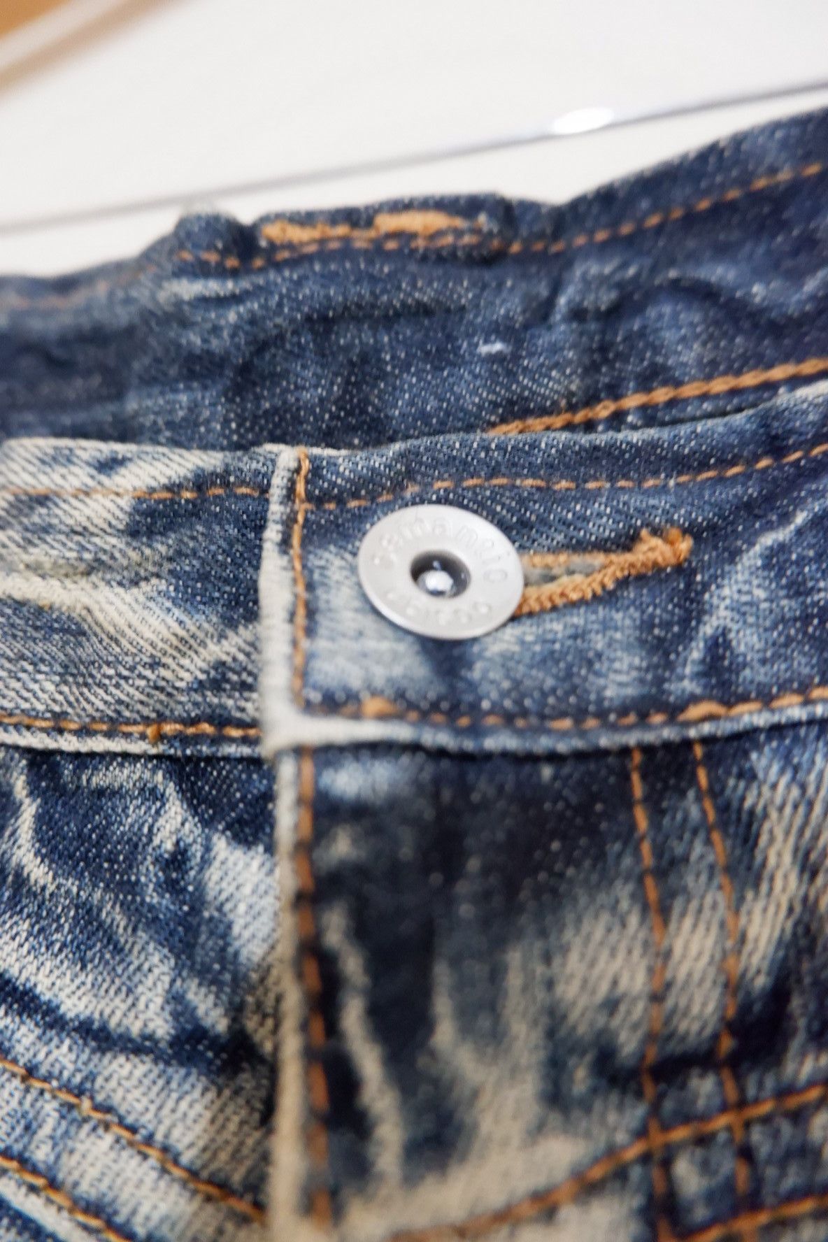semanticdesign Semantic Design Distressed Cargo Flare Denim Size US 30 / EU 46 - 8 Thumbnail