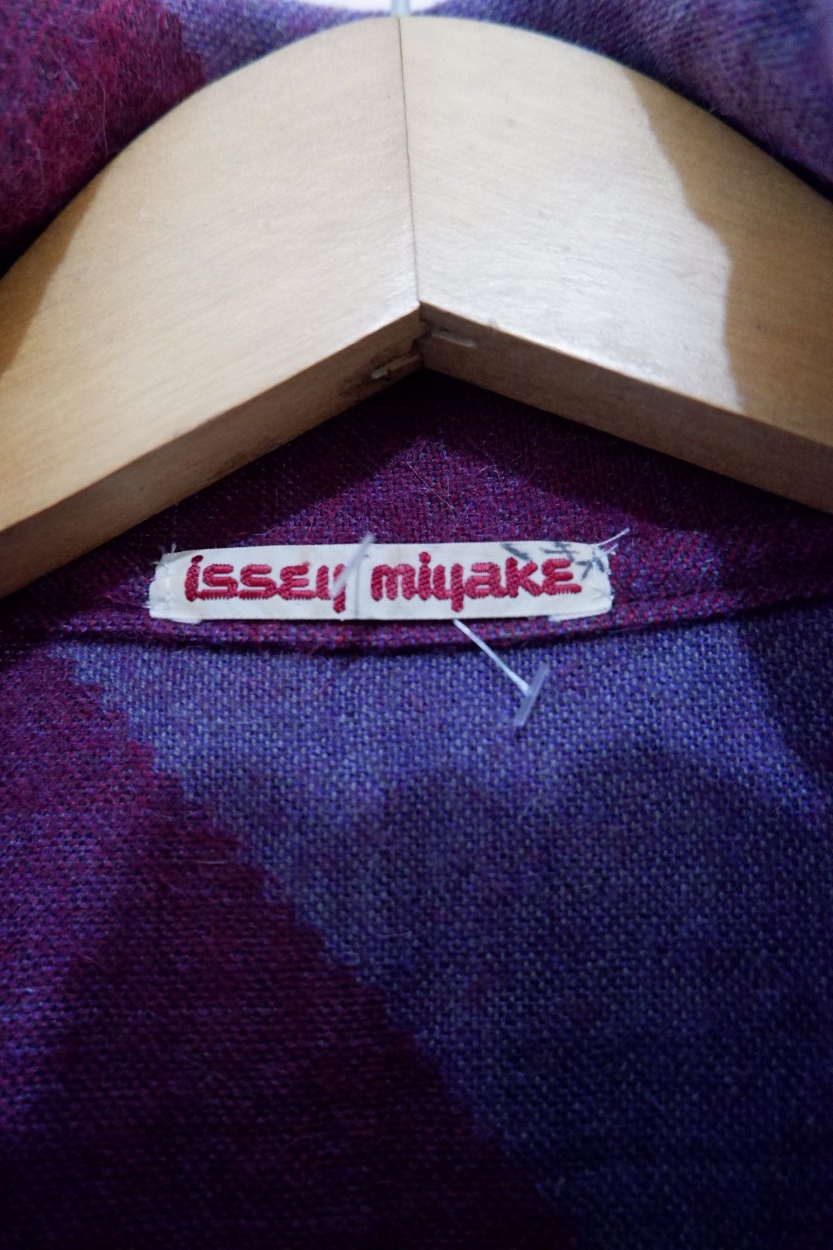 Issey Miyake Vintage 80s Issey Miyake Big Striped Wool Coat Size M / US 6-8 / IT 42-44 - 8 Thumbnail