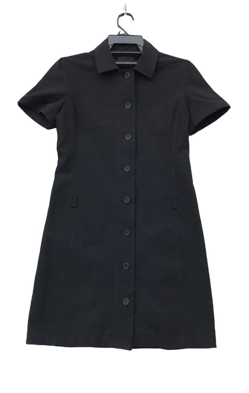 Prada × Vintage Rare PRADA dress coat button up short sleeve rayon lining Size M / US 6-8 / IT 42-44 - 1 Thumbnail