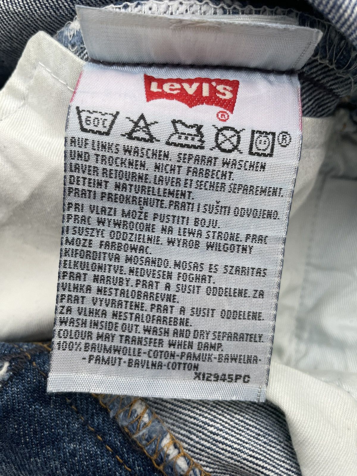Levi's Levi’s 501 e 2001 Turkey Aging Rework Denim Size US 29 - 14 Thumbnail